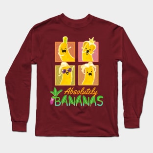 Absolutely Bananas - Punny Garden Long Sleeve T-Shirt